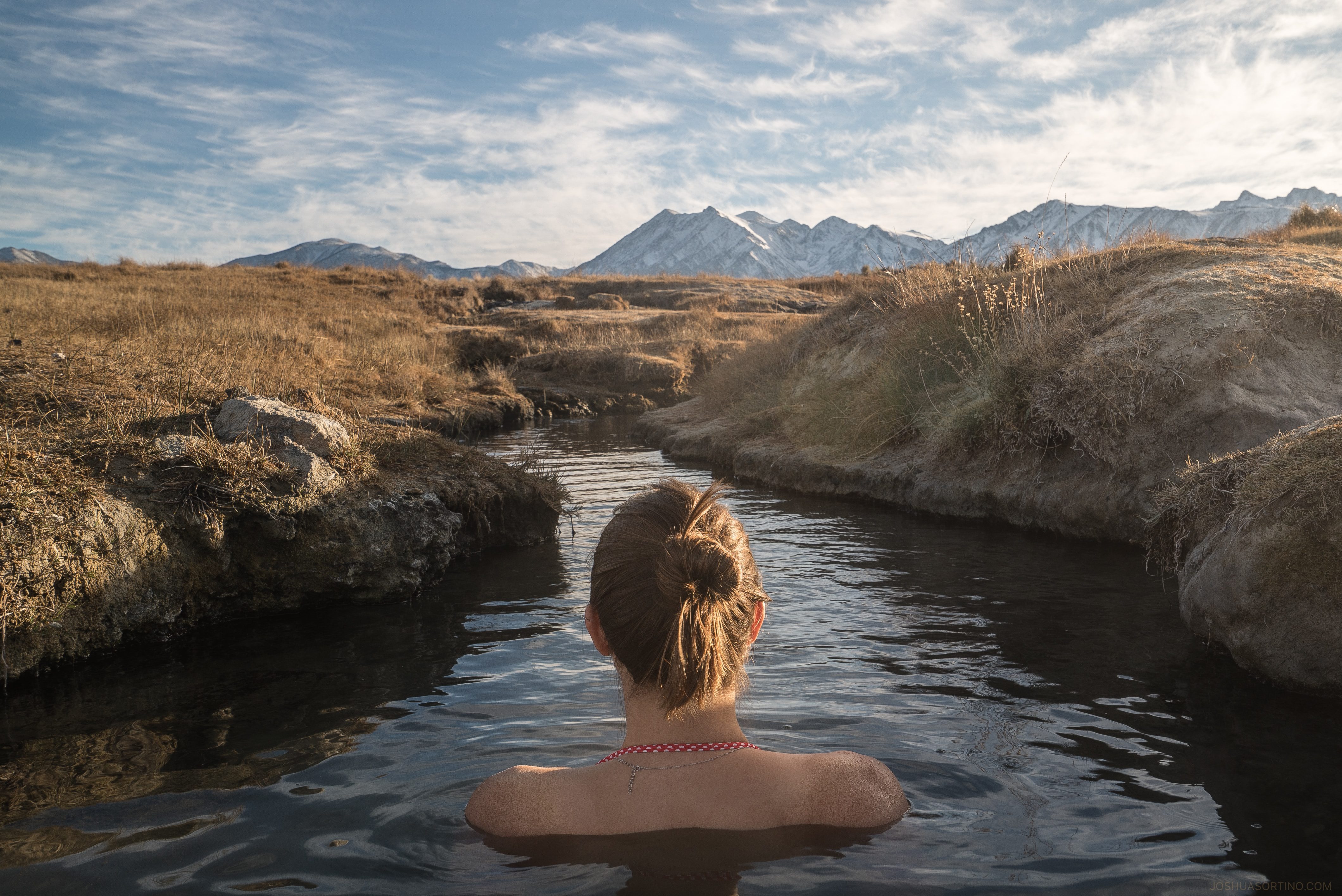 Hot spring in Mammoth Lakes, United States