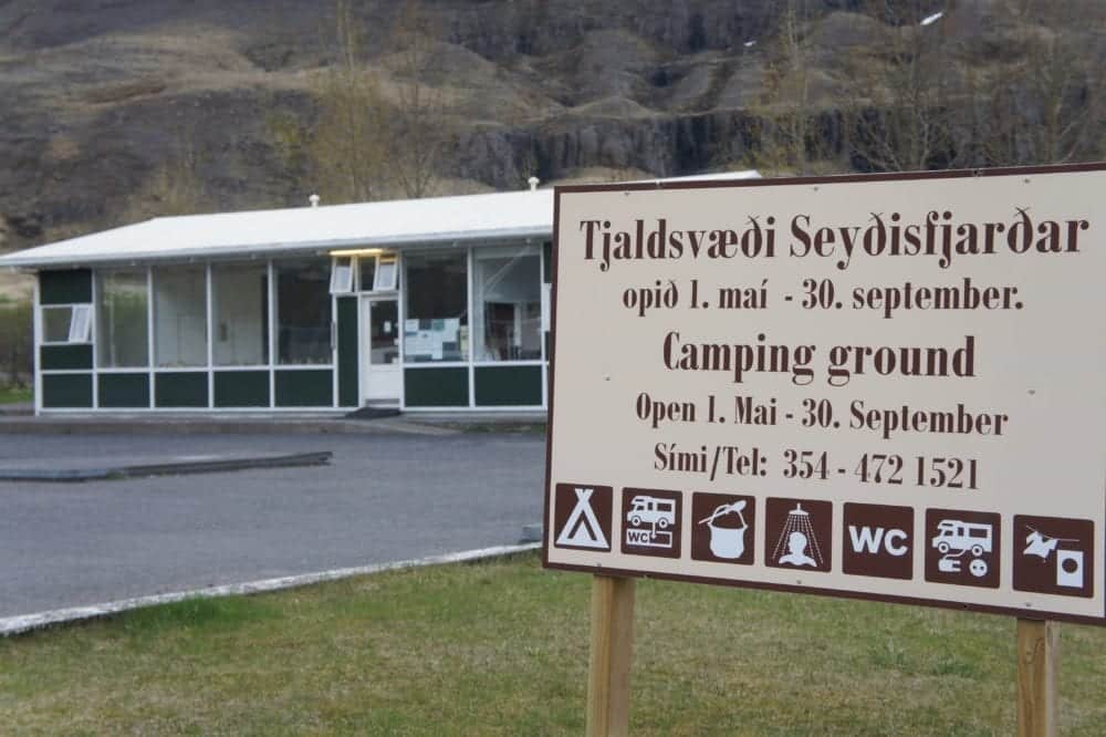Camping in Seydisfjordur