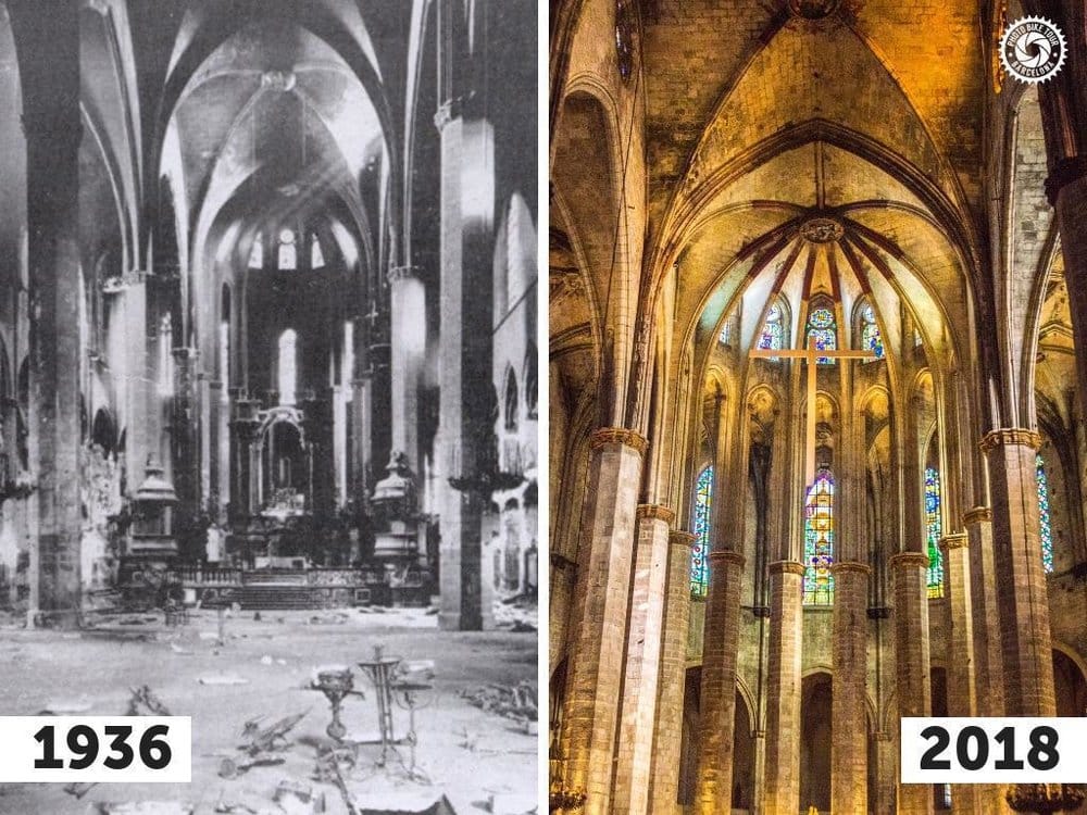 Comparison 1936 and 2018