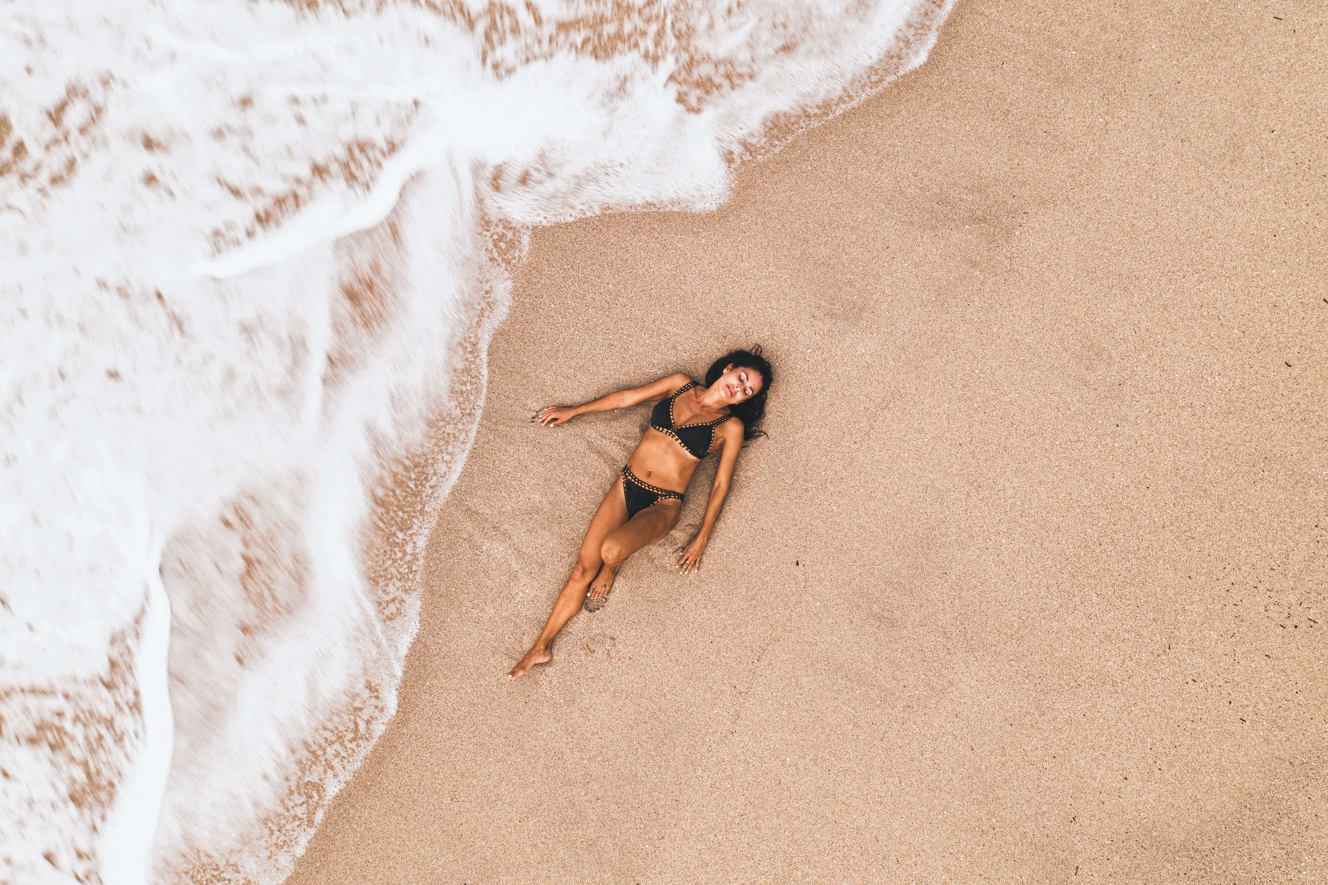 Girl at Punta Mita Beach