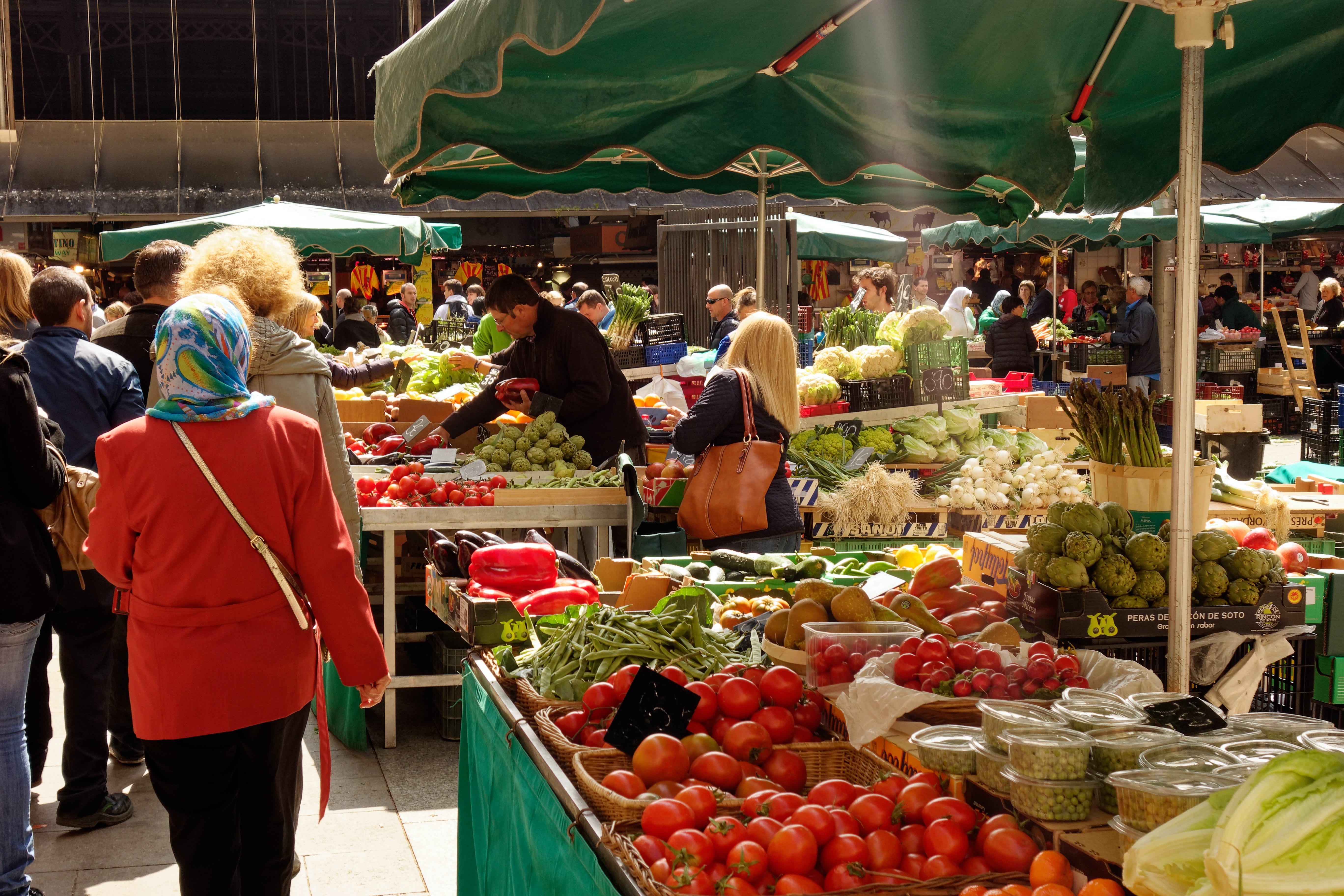 Local market in Paris