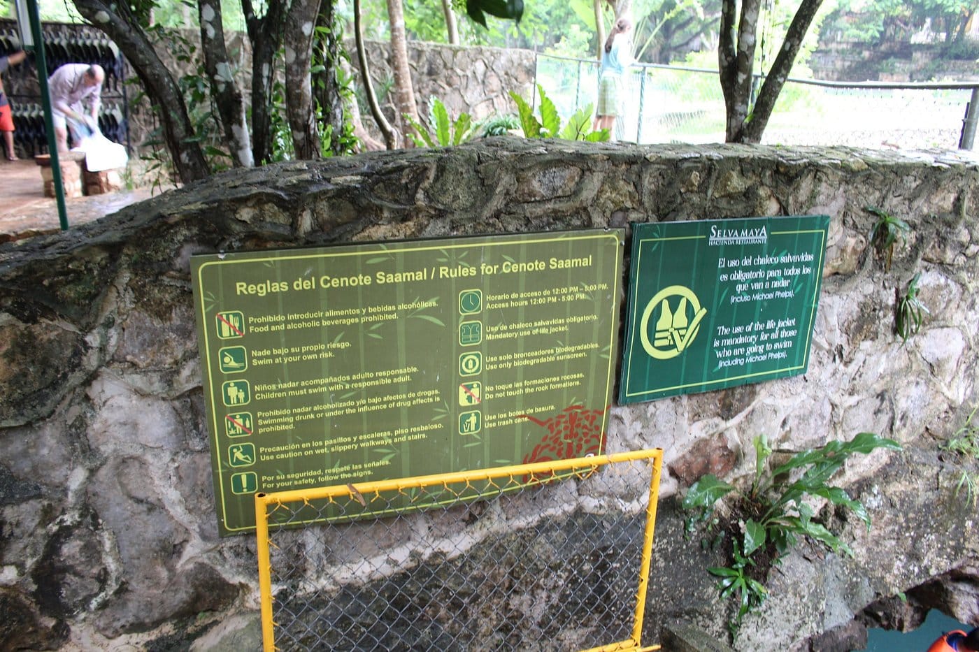 Cenote Saamal Facilities