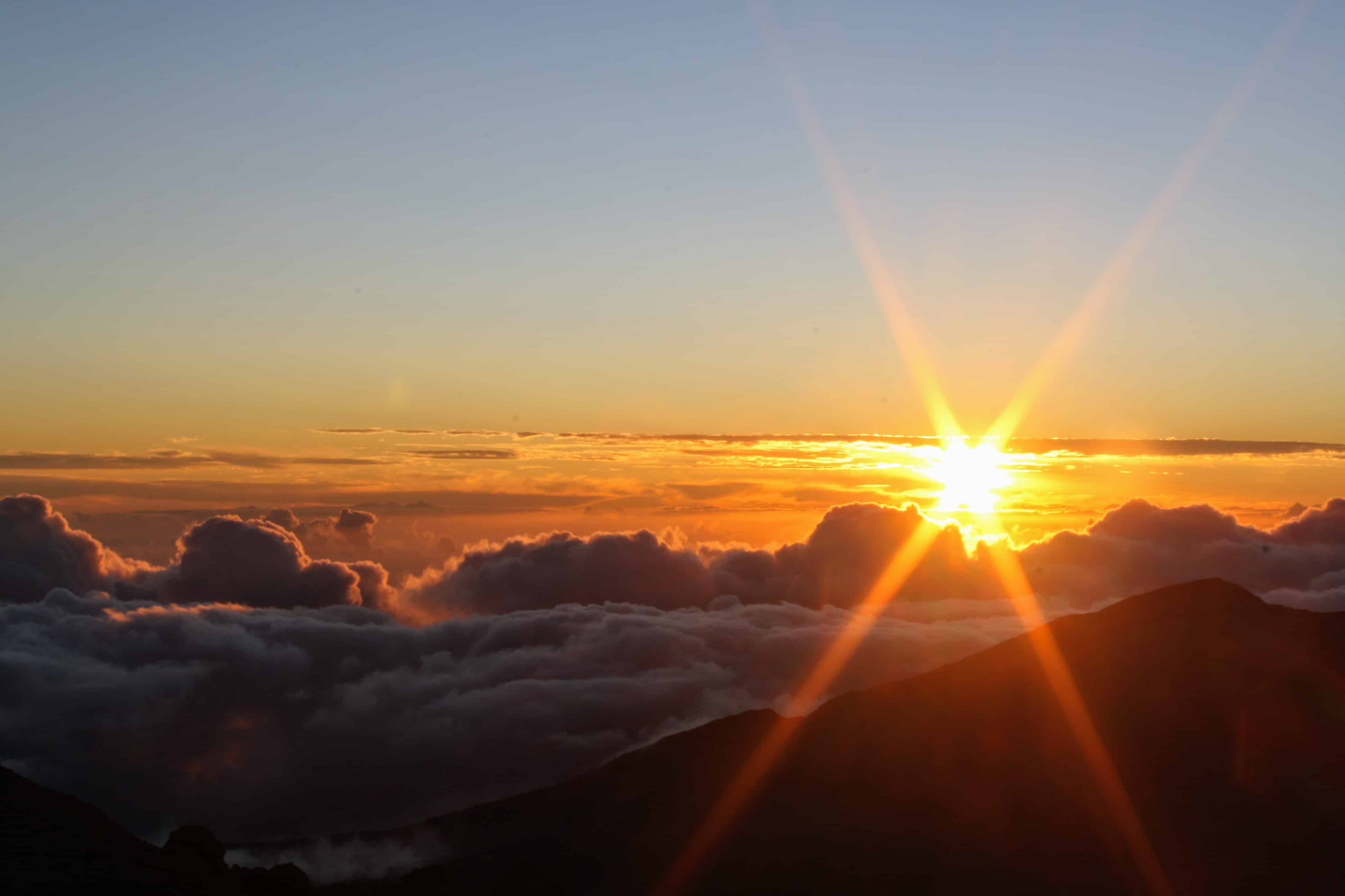Sunrise at Red Hill Haleakala
