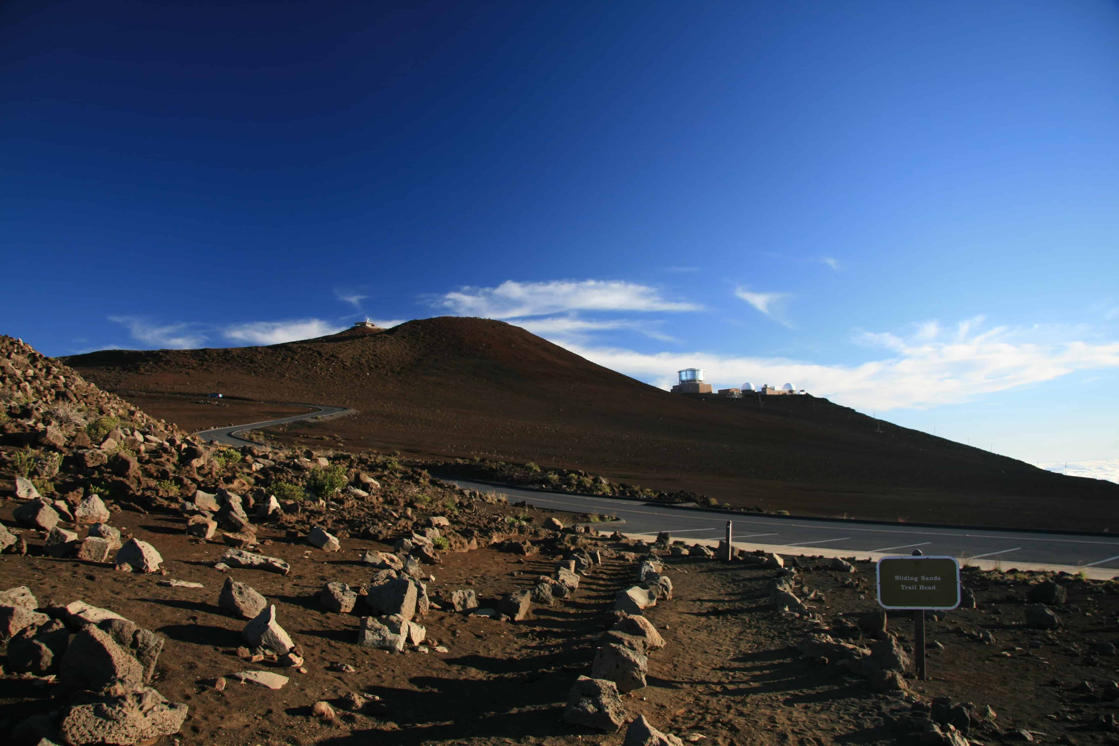 Sands trail at the Haleakala Mountain